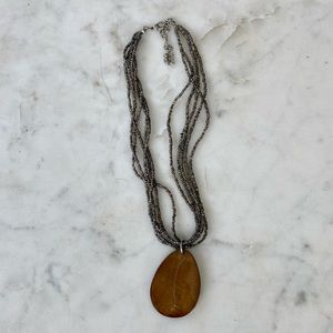 Beaded Statement Necklace